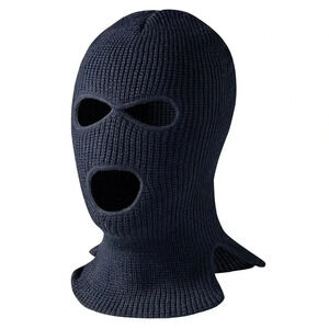 Pioneer Black Balaclava - 3 Hole - Stay Warm This Winter  - One Size